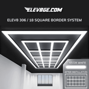 ELEV8 306 – 18 Square Border System - LED Showroom Lighting