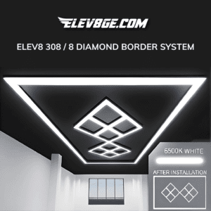 ELEV8 308 – 8 Diamond Border System - LED Showroom Lighting