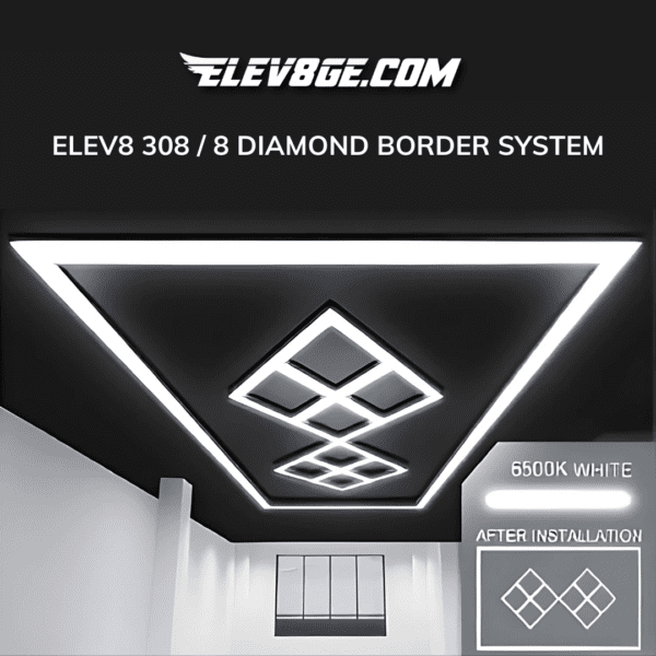 ELEV8 308 – 8 Diamond Border System - LED Showroom Lighting