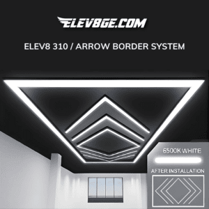 ELEV8 310 – 4 Arrow Border System – LED Showroom Lighting
