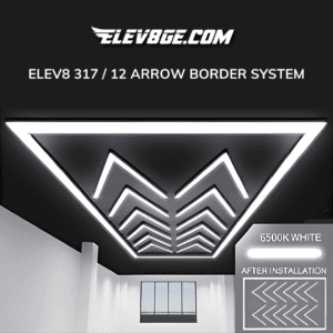 ELEV8 317 – 12 Arrow Border System – LED Showroom Lighting