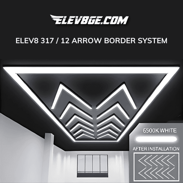 ELEV8 317 – 12 Arrow Border System – LED Showroom Lighting
