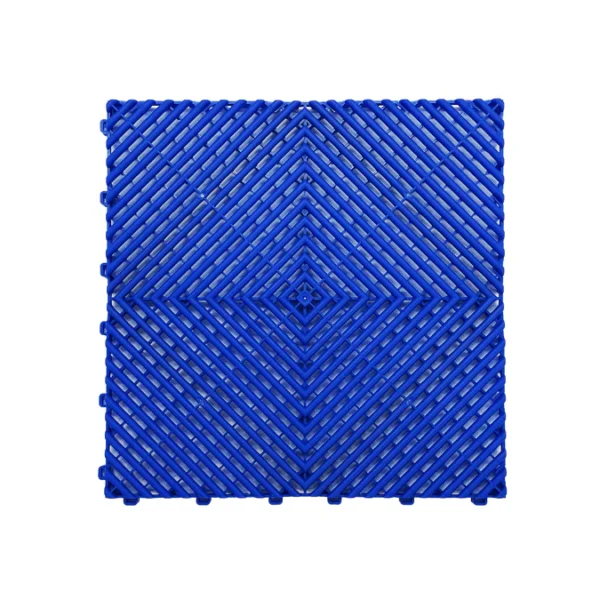 Blue Garage Flooring